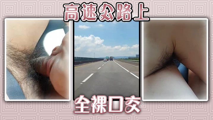 高速公路上全裸口交